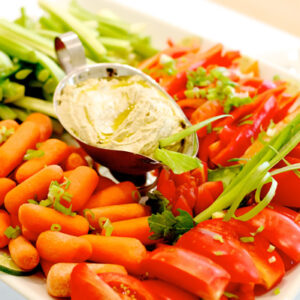 Crudites Platter w/ Hummus (GF, Vegan)